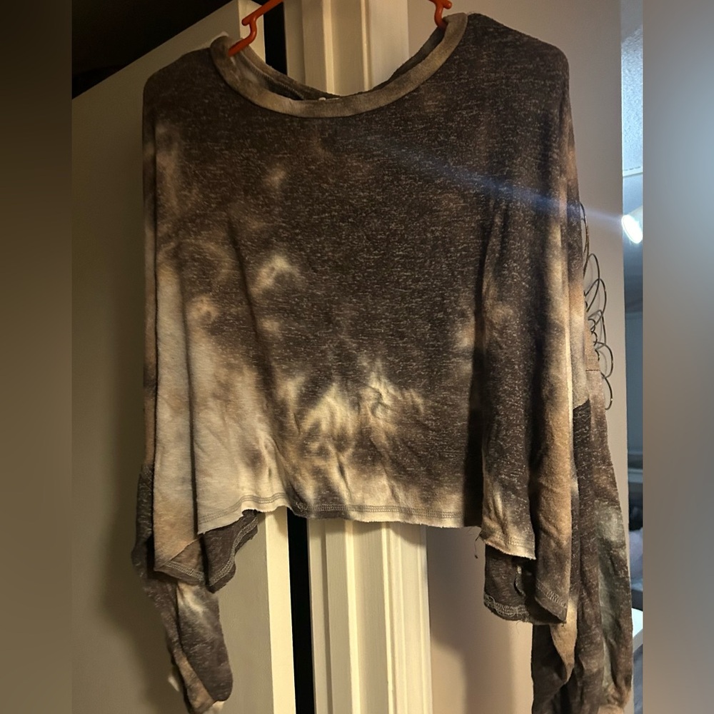 Peach love California cropped sweater